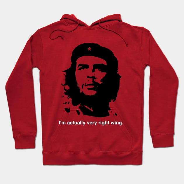 I'm actually very right wing Hoodie by Teessential